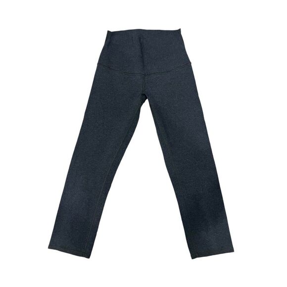 Lululemon Size 4 Charcoal Gray Cropped Leggings Inseam 23" - Picture 3 of 4